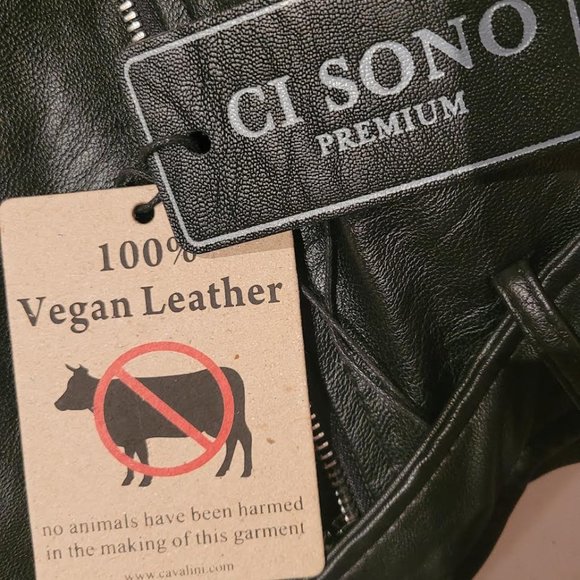 NWT CI Sono Premium women’s faux leather Jacket -size medium - Picture 9 of 11